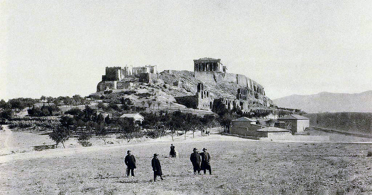 Atene e l'Acropoli alla fine del XIX secolo. Crediti: Public Domain