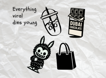 The paroxysm of trends and their oblivion