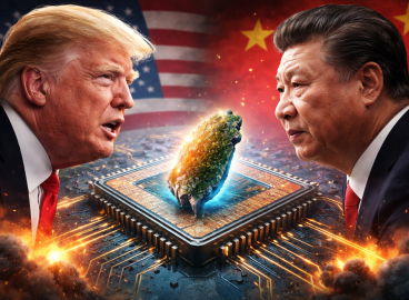 The Island Between Giants: AI and Geopolitics