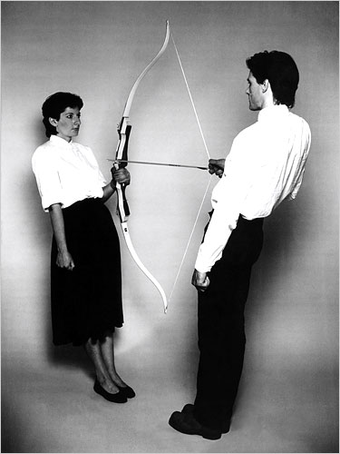 "Rest Energy" by Marina Abramović & Ulay 